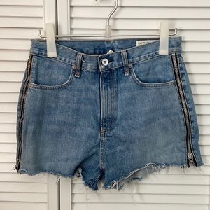 Rag & Bone Maya zipper short